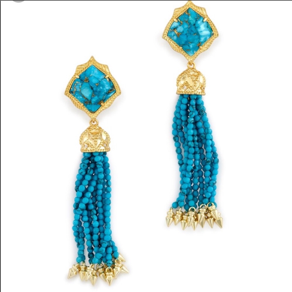 Kendra Scott Turquoise Misha Earrings